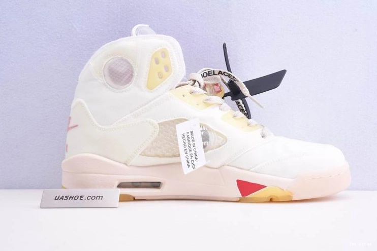 Air​ AJ5 ow CT8480-0020 3M white  5 Jordan x​off 0220
